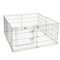 Pet Adobe Pet Adobe Folding Metal Playpen with Eight 24 "x 24 "Panels with Latching Door for Dogs Black 599926MWM - alternate 5